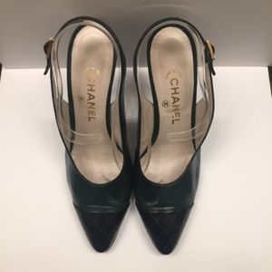 Gorgeous Chanel Two Tone Slingbacks - Vintage